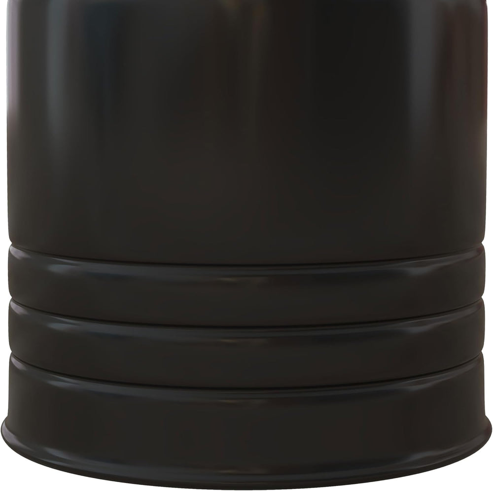 HOMCOM Nesting End Table Set of 2 with Round Storage Ottoman Stool Black | Re...