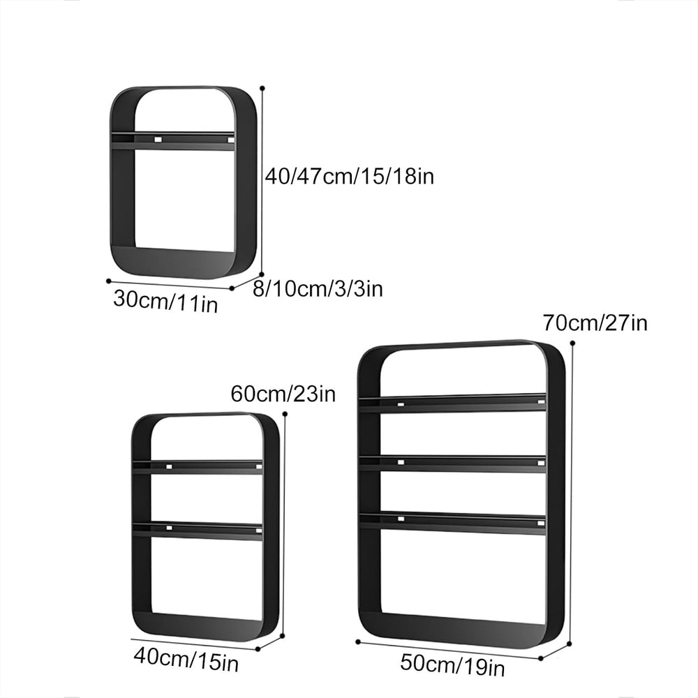 PAKMEZ Narrow Metal Storage Shelf, for Improved Space Utilization, Easy Assem...