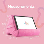 Flippy Original Tablet Pillow Stand & iPad Holder, Gift for Book Lovers & Readers, Multi-Angle Stand with Storage for Lap, Desk & Bed, Compatible with Kindle, Fire, iPad & Samsung, in The Pink Baby