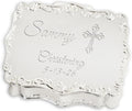 Cherished Moments Personalized Christening Rectangle Jewelry Box