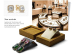 Jewelry Tray Solid Wood Display Stand Earrings Jewelry Earrings Display Tray