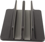 Pssopp Laptop Stand, Aluminum Alloy Vertical Holder with Silicone Protective Pad for Computers and Tablets, Ideal for Home Office and Students