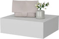 Floating Nightstand Milano, Compact Wall Mounted Bedside Table with Drawer for Small Spaces
