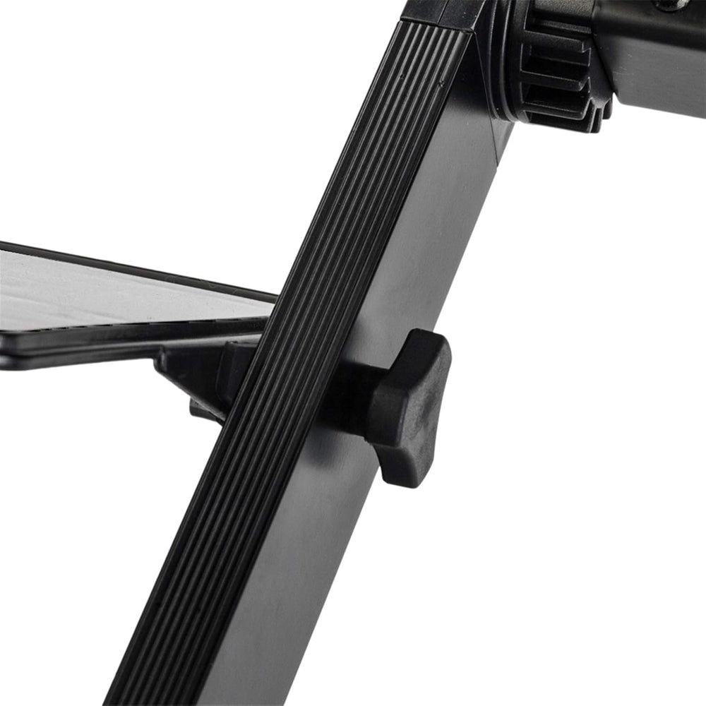 360-Degree Rotation Multifunctional Portable Folding Table with Fan & Mou...