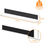 Magnetic Book Shelf for Whiteboard, Reusable Acrylic Book Display Shelf with Strong Adsorption Capacity, Magnetic Book Holder for Classroom Refrigerator Office Teacher Kids, Clear