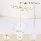 POVETIRE Baby Headband Holder Hair Bow Organizer for Girls,Metal Hair Ties Display Hairband Storage Head Wrap Stand Hair Accessories Organizer for Newborn Infant Toddler Kids