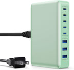 USB C Charger 300W USB C Charger Block 8-Ports GaN IV Fast Charging Station,PD 100W Laptop Charging Hub Wall Adapter Compatible with MacBook/Air,DELL,Steam Desk,iPhone 16/15/14,Galaxy S24 etc