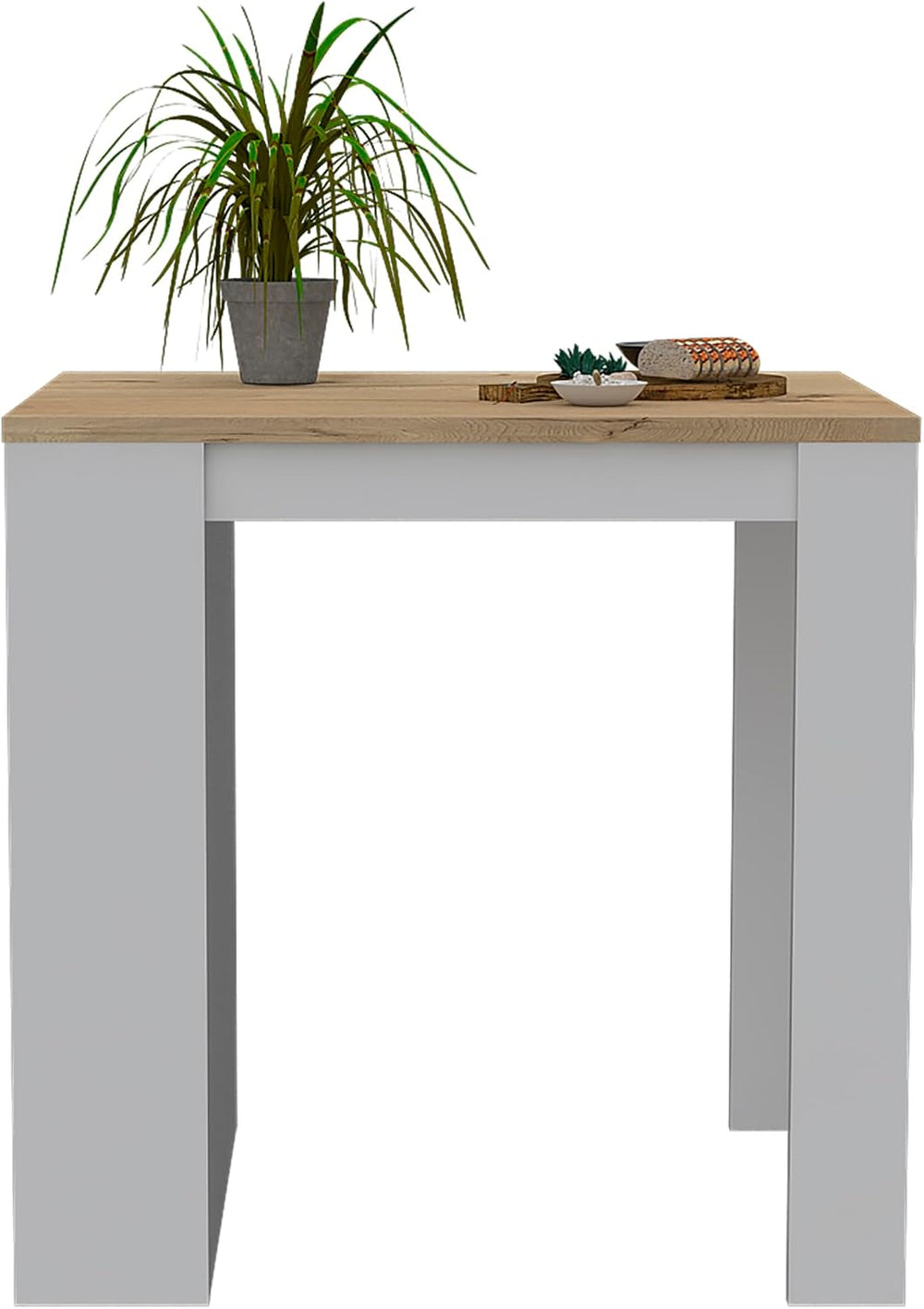 Kitchen Island with Three Drawers and Concealed Storage | Three open shelves ...