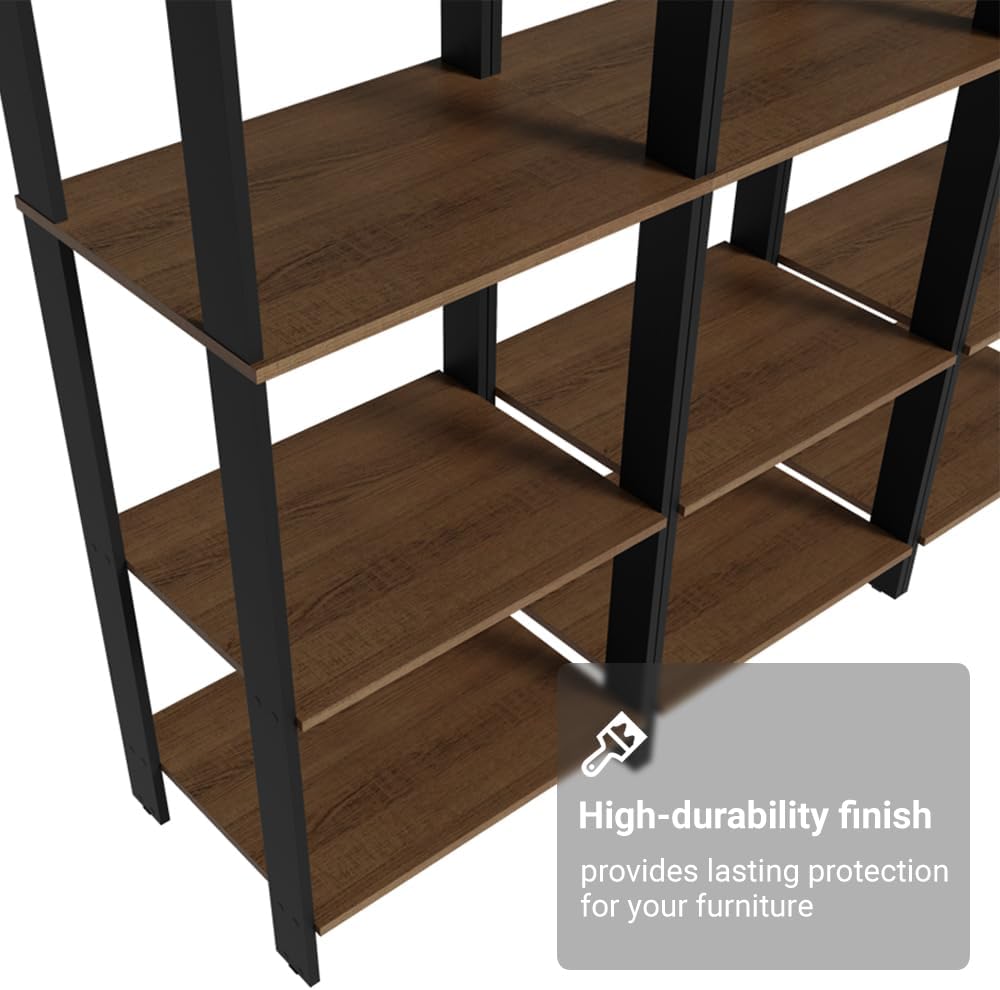 Madesa Kitchen Pantry Storage Rack with 15 Open Shelves 70" L Multiuse M...