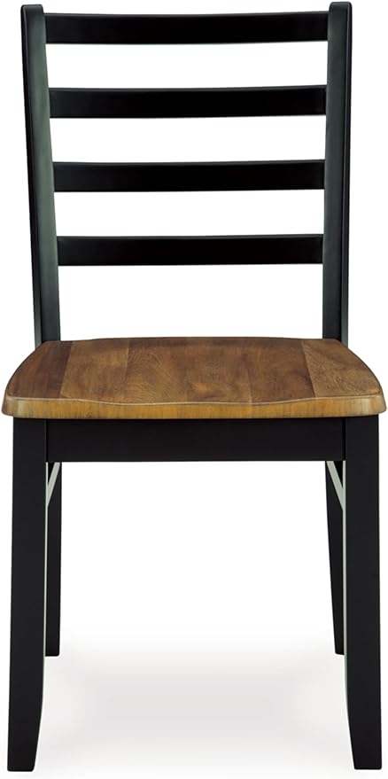 Signature Design by Ashley Blondon Rectangular Dining Room Table Set with 6 C...