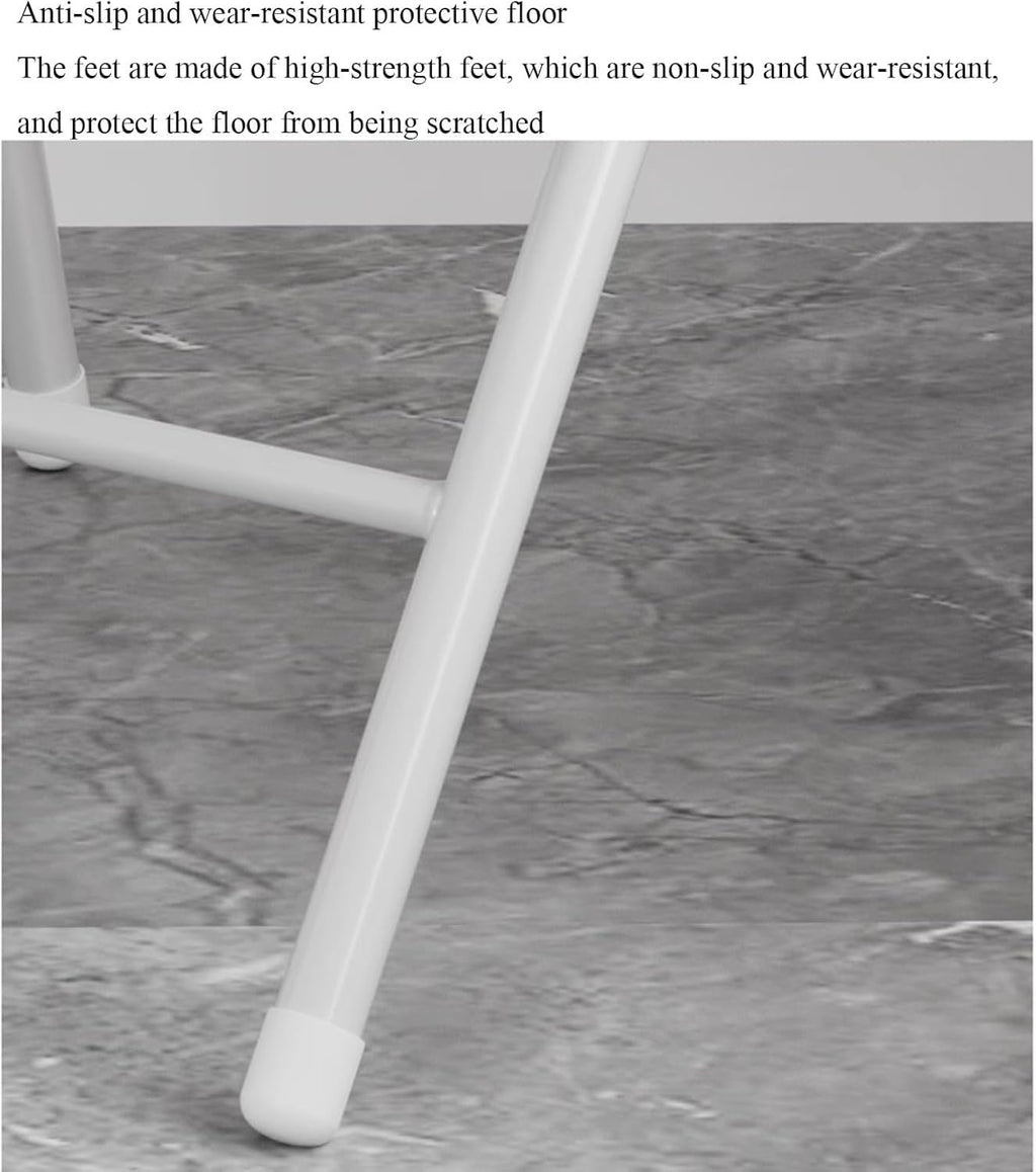 Portable Upholstered Folding Chair with Sturdy Metal Frame for Office Dining and More Comfortable and Durable