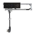Docking Drawer Blade in-Drawer Outlet, Integrated Safety Shutoff, (2) 30W USB-C & (2) 15 amp AC, Black