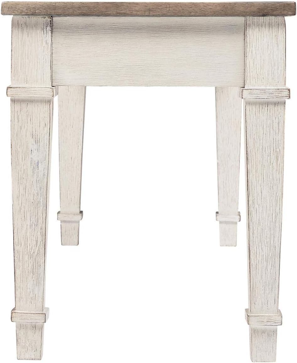 Signature Design by Ashley Skempton Farmhouse Storage Bench, Distressed Finis...