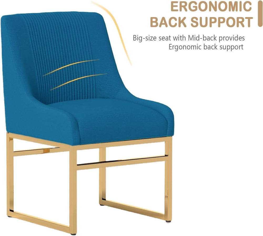 Kitchen & Dining Room Chairs Set of 4 Mid Century Modern Dining Chairs Up...