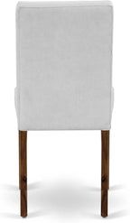 X12AS-0C8-27 - 14-Pc Dining Table Set contains an Extendable Rectangle Kitchen Table, 1 Coffee Table and 12 Polyester Fabric Dining Chairs, 39x120 Inch, Antique Walnut
