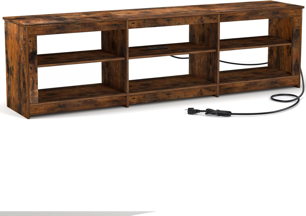 VOWNER TV Stand with Power Outlet for TVs up to 75 inch, Television Stands wi...