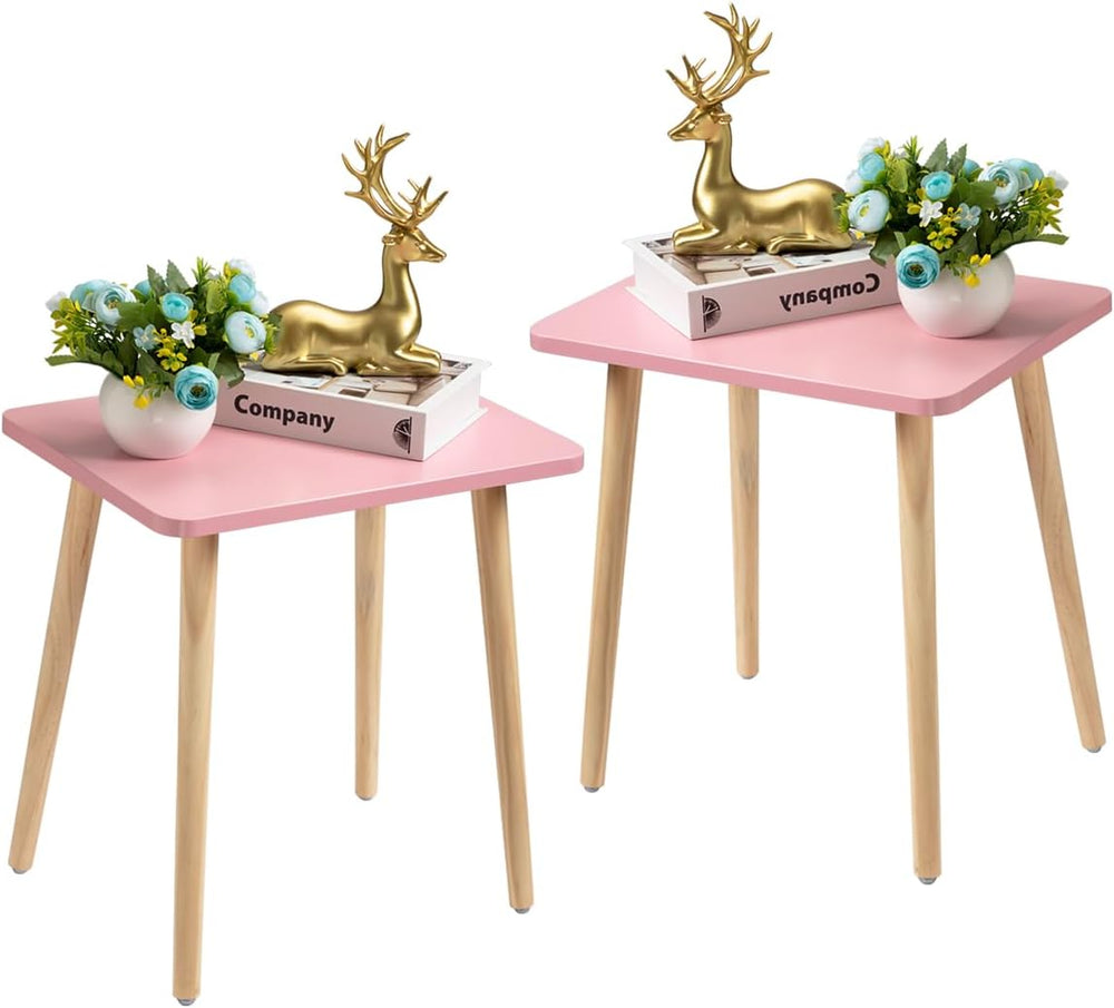 FORAOFUR Side Table Set of 2, Modern Side Table Accent Tables for Small Space...