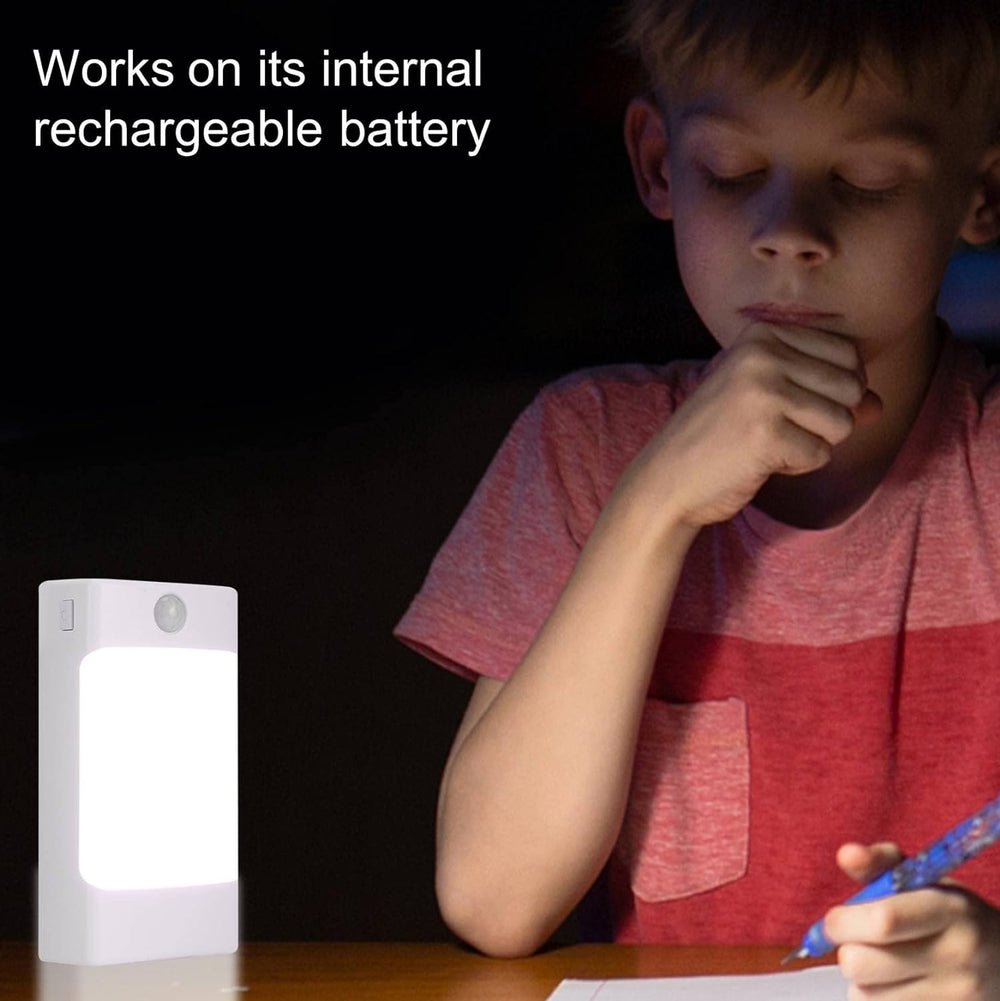 4-in-1 LED Night Light Emergency Backup Light, Motion Sensor, Dusk-to-Dawn Se...