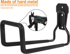 Metal Garden Hose Holder - Heavy Duty Hose Hanger Wall Mounted Water Hose Holder for Outside Yard, Sturdy Hose Reel Hose Hooks for Water Hose, Extension Cords