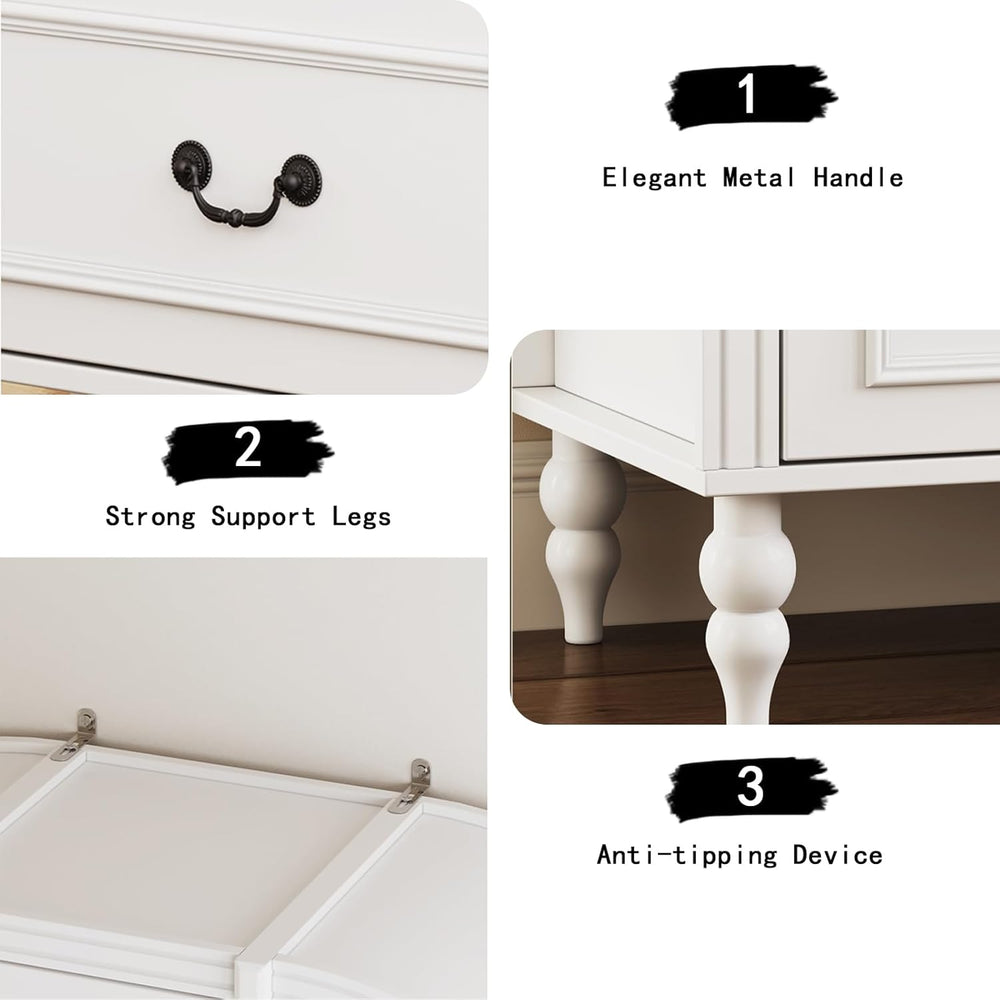 70.8'' Tall Arched Kitchen Pantry Cabinet, Large Farmhouse Storage Ca...