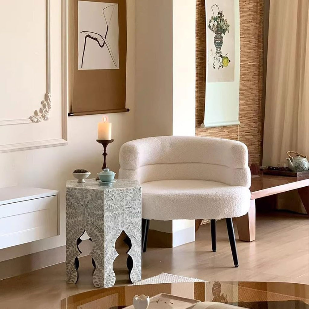 ENGENDER Couch Side Table Home Sofa Next to Living Room Art Small Coffee Tabl...