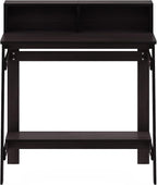 Furinno Simplistic A Frame Computer Desk, Dark Walnut
