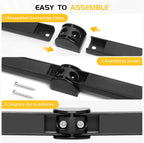 DGSL Magnetic Tool Holder Strip 10 Pack, 18 In Heavy Duty Tool Organizer Magnetic Strip, Tool Magnet Bar For Garage Tool Organization