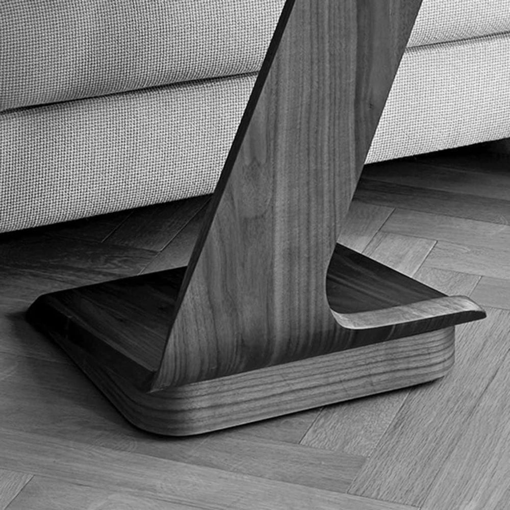 Wood Side Table Modern C Table Sofa Small End Table Mobile Coffee Table Snack...