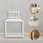 Wall Mounted Chair,Space Saving Hidden Wall Stools,Solid Wood Porch Chair,Door Shoe Cabinet Hidden Footstool Bathroom Balcony Living Stool