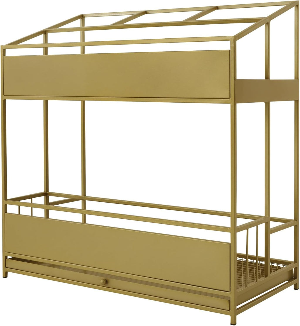 Metal Umbrella Storage Rack, Freestanding Entrance Umbrella Holder, Walking Cane Organizer Stand with Removable Water Drip Tray for Indoor Outdoor Home Office Entryway