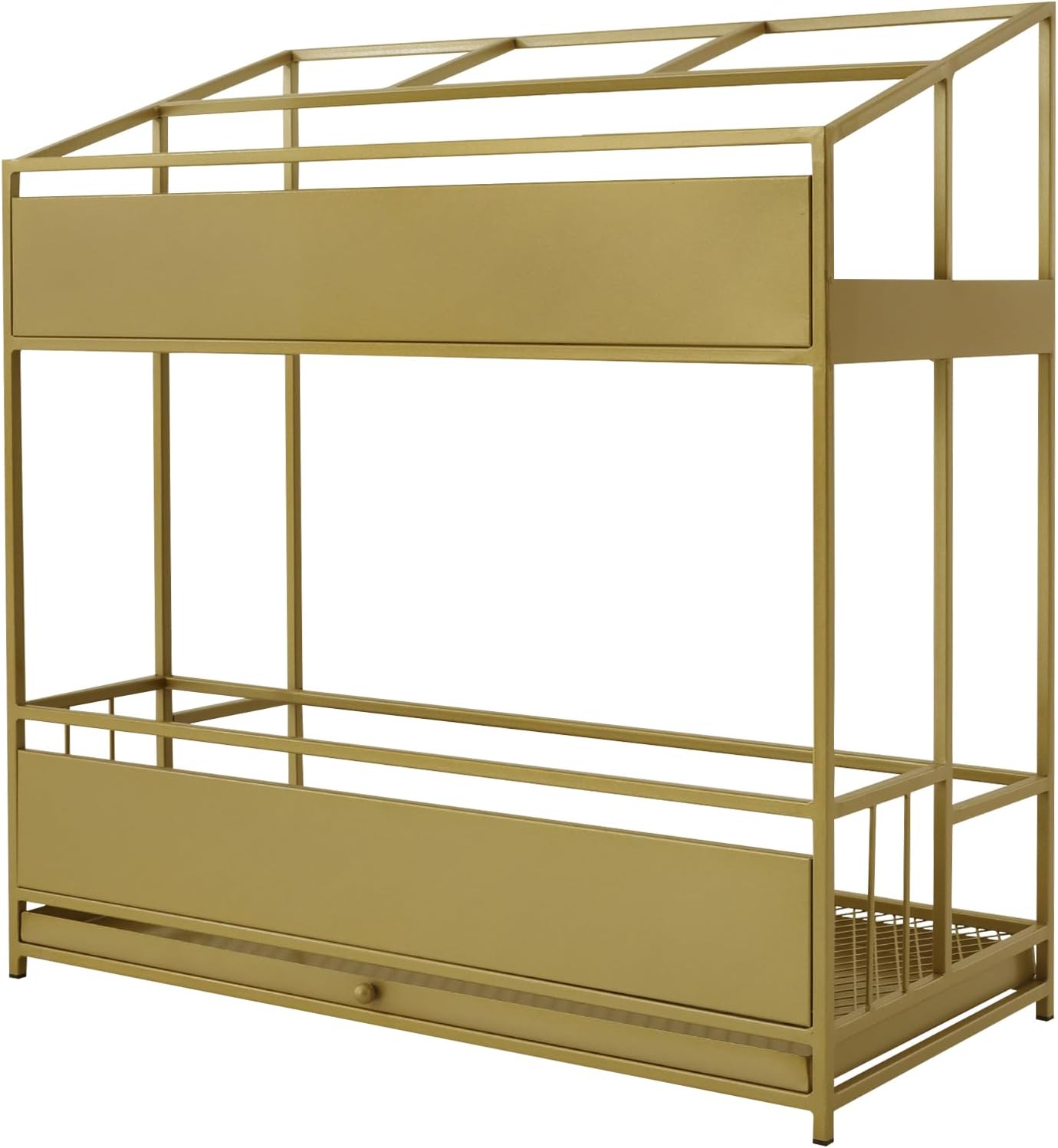 Metal Umbrella Storage Rack, Freestanding Entrance Umbrella Holder, Walking Cane Organizer Stand with Removable Water Drip Tray for Indoor Outdoor Home Office Entryway