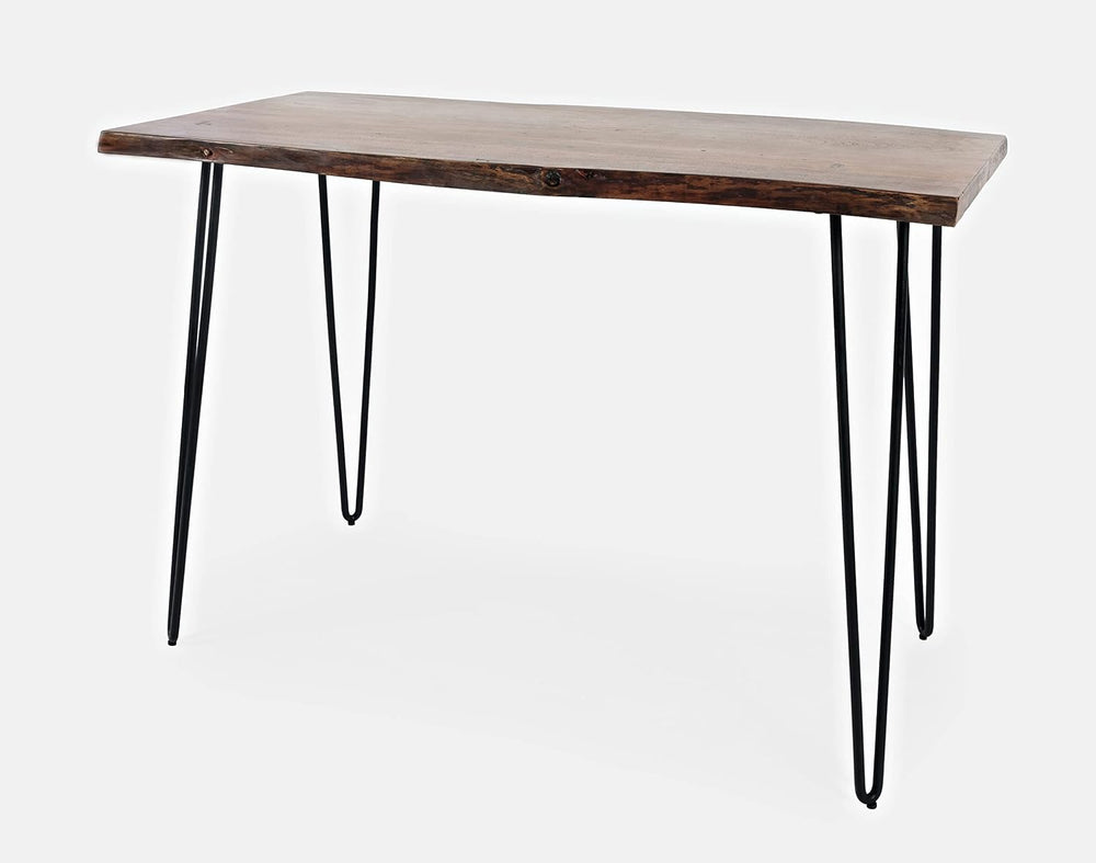 Jofran Nature's Edge 52" Farmhouse Dining Table - Solid Wood Counter...