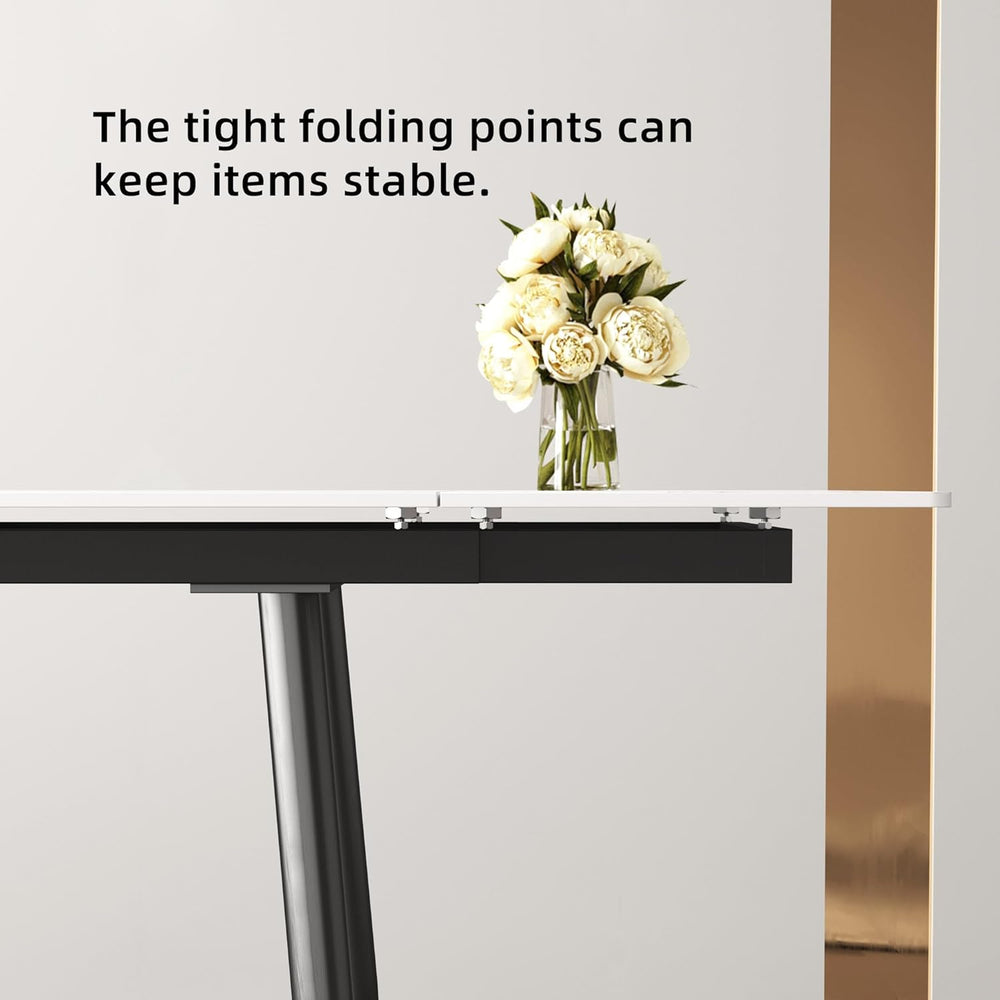 62.9"-94.4" Modern Extendable Dining Table for 6 to 10 Seats, Recta...