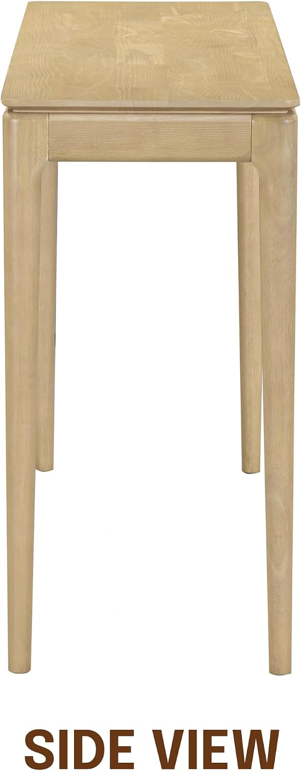 NTC Mingle 47-Inch Console Table, Modern Solid Wood Entryway Table with Hidde...