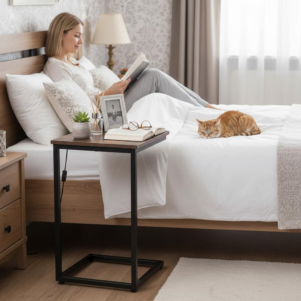 AMHANCIBLE End Tables, C Shaped