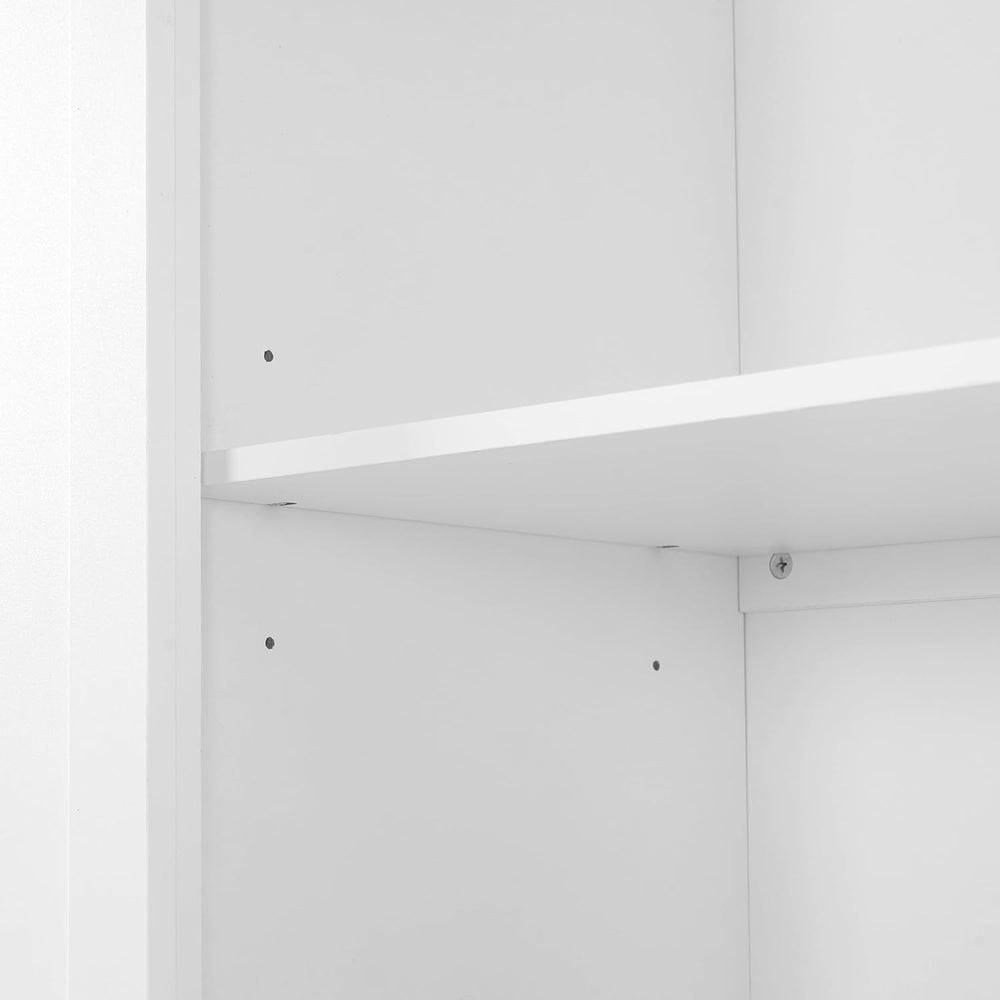 Spaco 78.3" Kitchen Pantry Cabinet with Hutch,Freestanding Food Storage ...