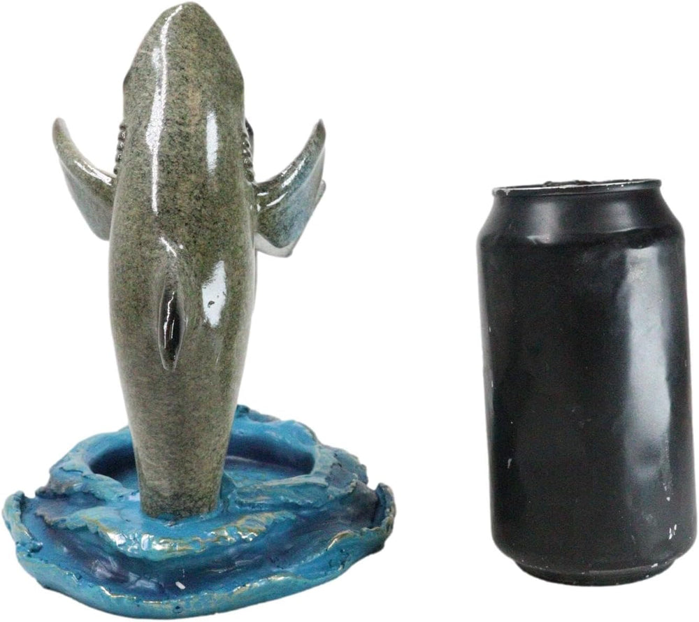 Ebros Gift Ocean Marine Byron Bay Terror Twin Great White Sharks Rising Above...