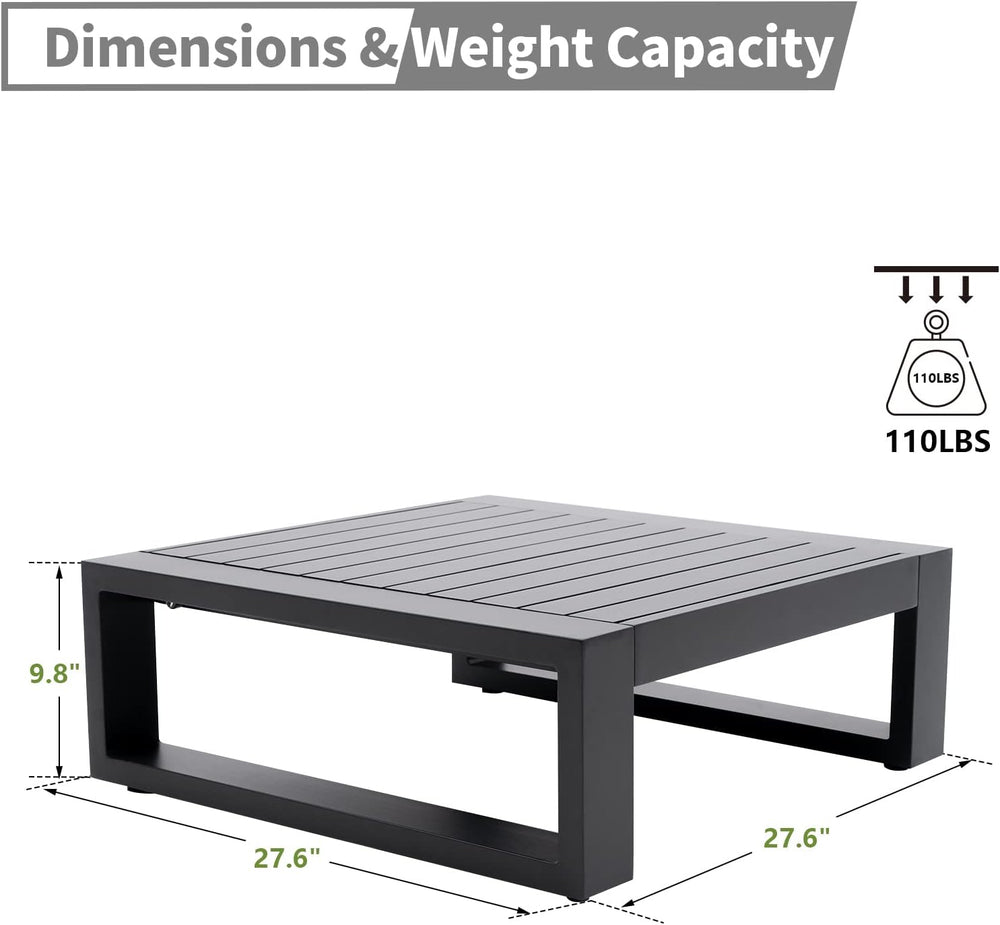 Outdoor Square Coffee Table