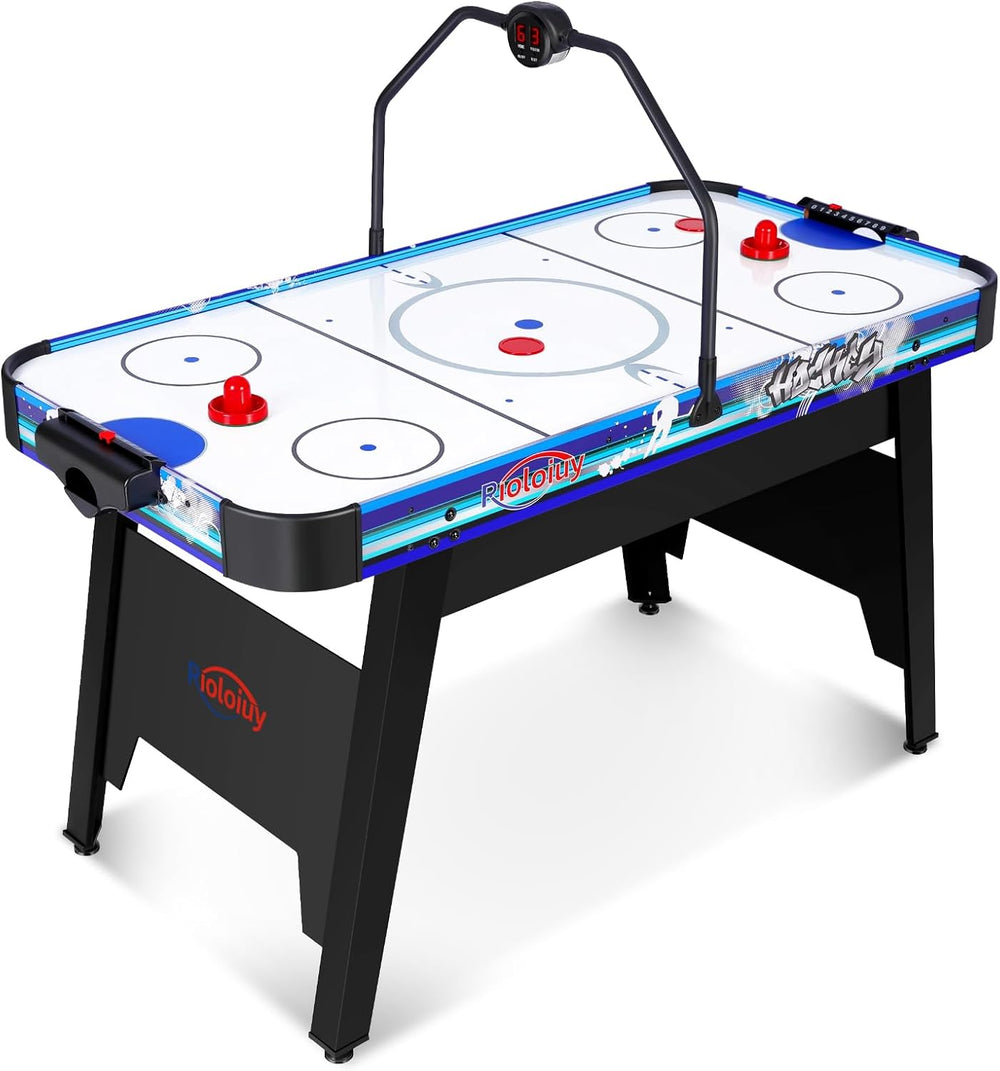 58" Air Hockey Table, Arcade Style with Powerful 700mA Motor, Accurate D...