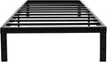 45MinST 14 Inch Reinforced Platform Bed Frame/3500lbs Heavy Duty/Easy Assembly Mattress Foundation/Steel Slat/Noise Free/No Box Spring Needed, Twin XL