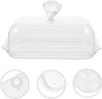 IMIKEYA Practical Butter Holder with Lid for Home and Restaurant Covered Butter Box Keeps Freshness Safe Food Storage Container Desserts Snacks Easy to Clean Small