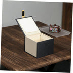 OHPHCALL Decorative Storage Box with Lid Tea Cup Packing Box for Teaware Storage Small Crafts and Jewelry Office Gift 5.31 X 5.31 X 4.33 in