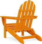 POLYWOOD AD5030TA Classic Folding Adirondack, Tangerine