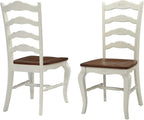 Homestyles French Countryside Off-White Dining Chairs, Set of 2