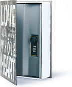 Diversion Book Safe Storage Box (9.5"×6"×2.2"), Dictionary Secret Safe Can with Security Combination Lock, Diversion Book Hidden Safe (Love Style-Code)