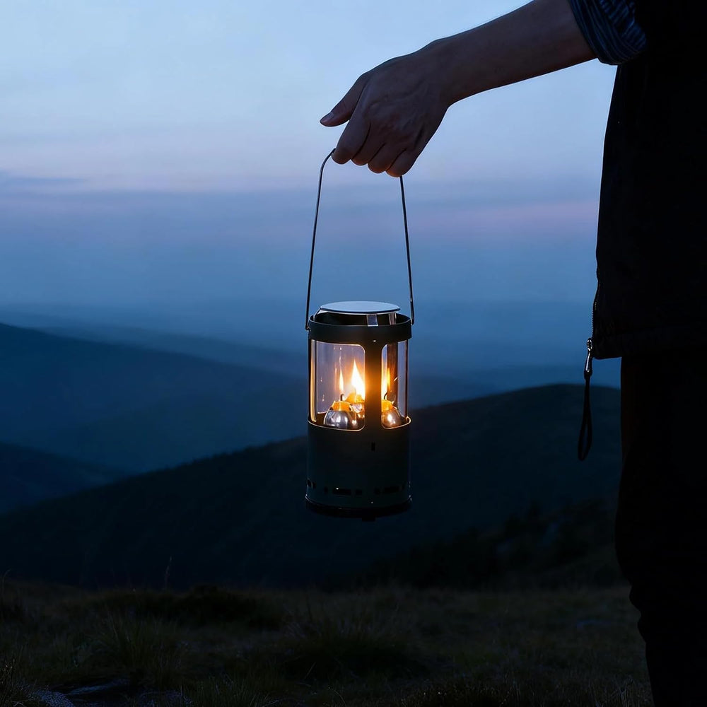 Candle Lantern for Real Candles, Camping Candle Lantern