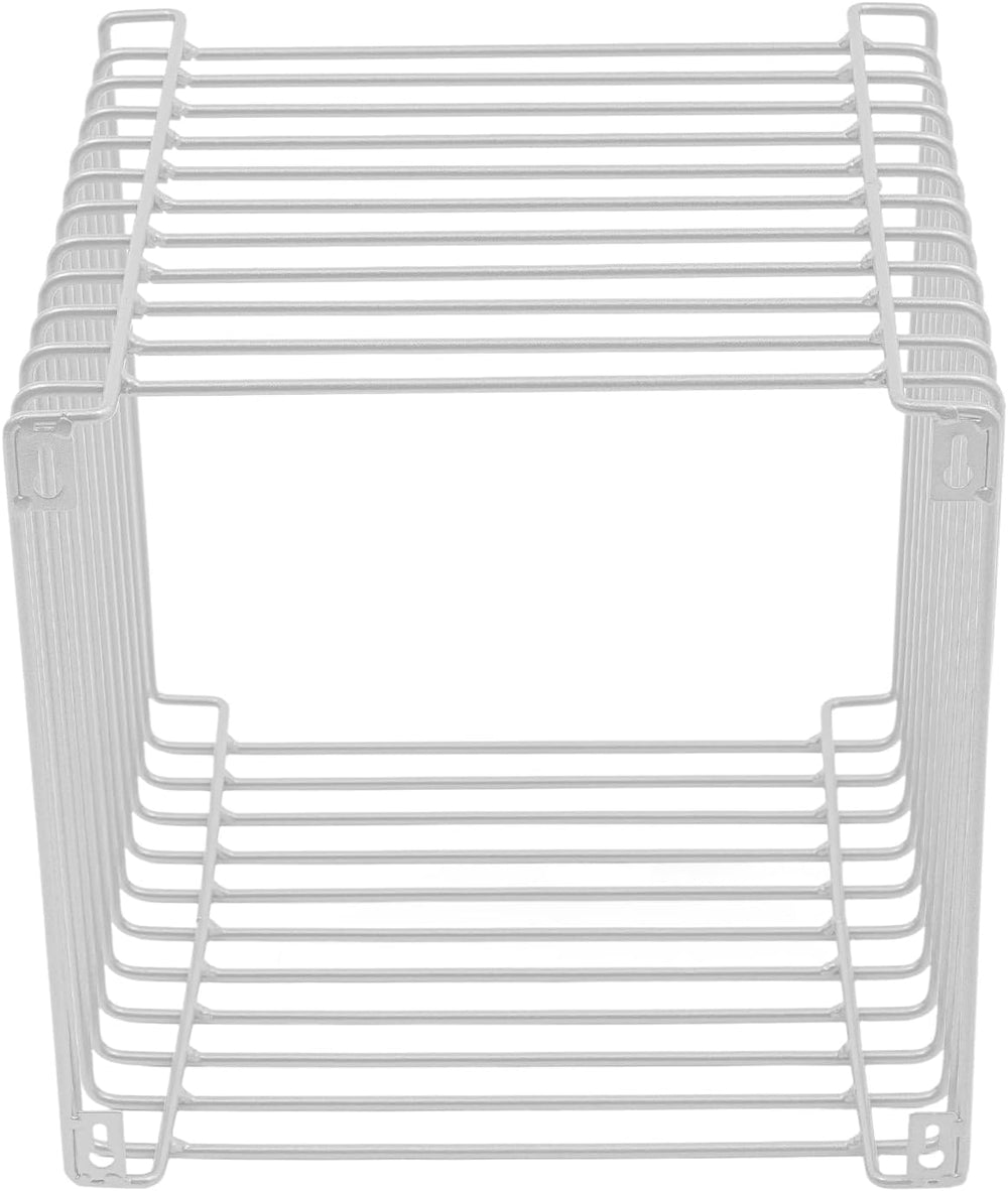 Side Table, Square Geometry Side Table, Linear Metal End Table for Living Roo...
