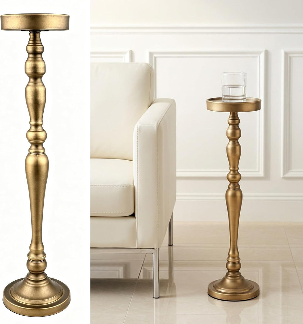 Drink Tables for Small Spaces,Vintage Small Pedestal Table | Round Martini Co...