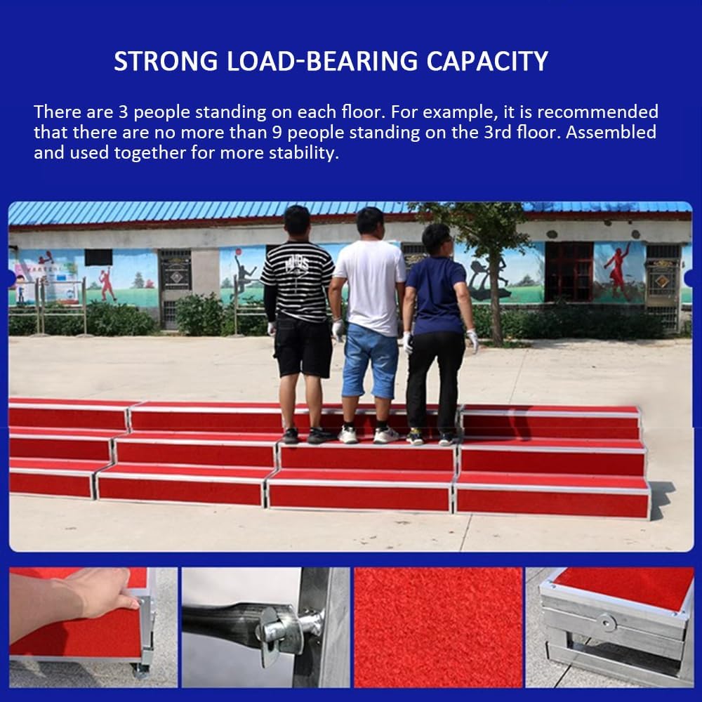 Portable Folding Music Stool Ladder - Adjustable Height for Choirs, Parties &...