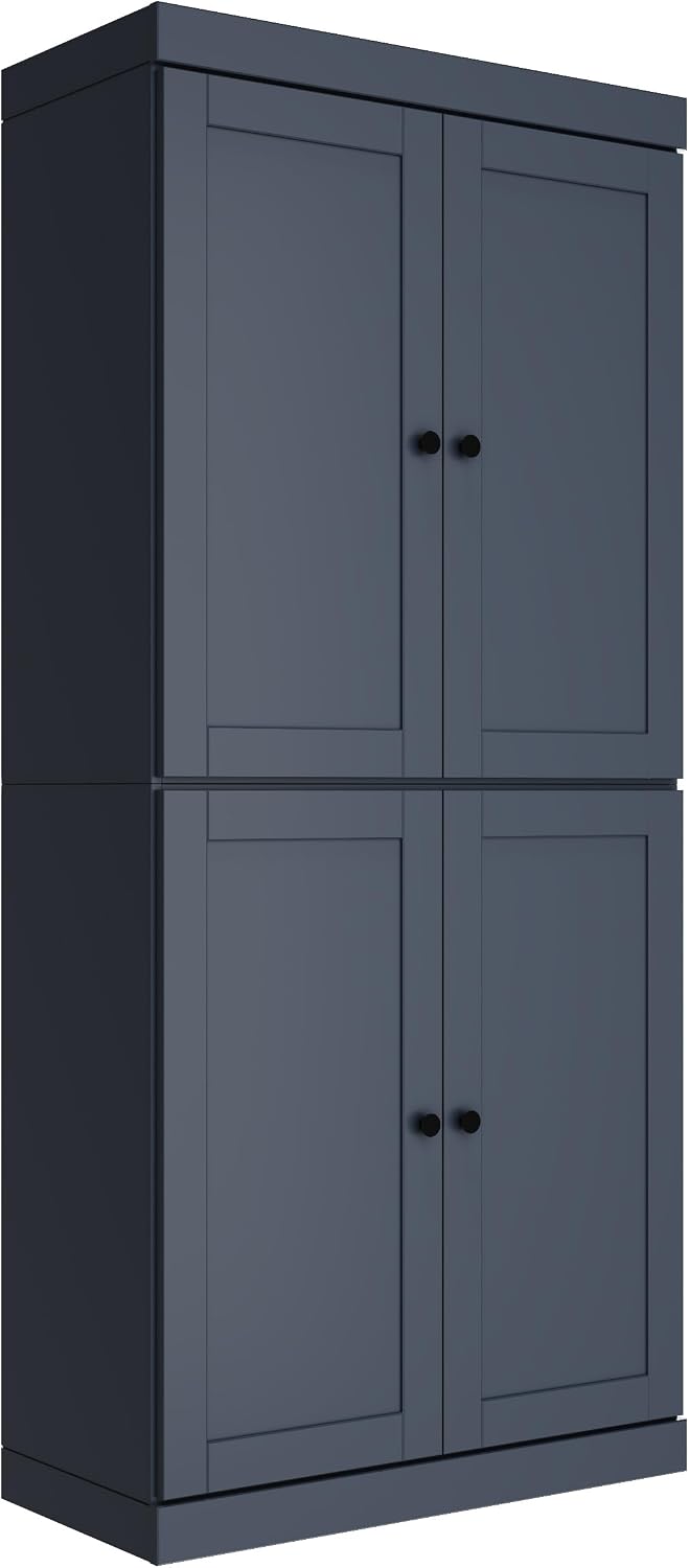 Palace Imports Solid Wood Kitchen Pantry Cabinet - 71.5" H x 32" W ...